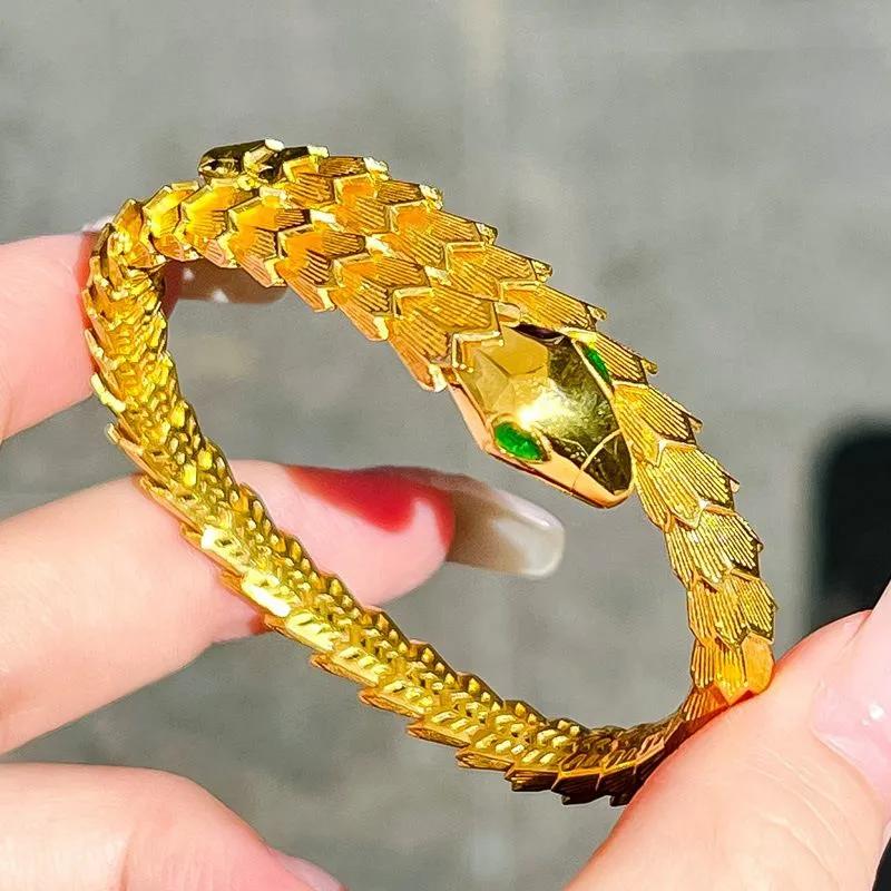 

Snake Head Bracelet Sand Color Snake Shape Imitation Women s Fashion Versatile Birthday one size(17-20cm)