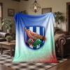 West Bromwich Albion Football Print Flannel Blanket Soft Warm Sofa Bed Throw Blanket For Home Office Bedroom