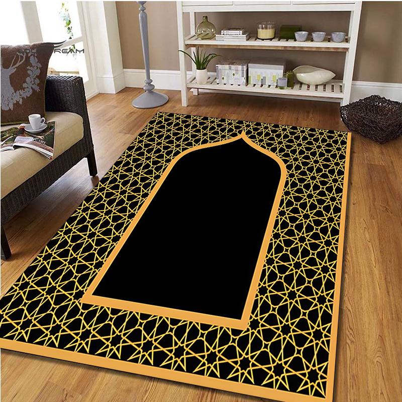Muslim Prayer Non-slip Carpet Room Mat Square Kitchen Bathroom Floor Muslim Carpet Mat Bedroom living room IslamC Prayer Carpet