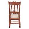 Dollhouse Miniature Chair Exquisite Details Bright Color Miniature Dollhouse Wooden Furniture for