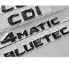 3D Chrome Silver Letters For Mercedes Benz W221 W222 S320 S350 S400 S450 S500 S550 S560 S600 S650 S680 CDI BLUETEC 4MATIC Emblem