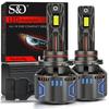 2 Pezzi H7 LED 80000LM 250W H1 H4 H11 H8 9005 HB3 9006 HB4 9012 HIR2 Lampadine LED per Fari Auto Canbus Alta Potenza Diodi CSP Lampada Nebbia Auto 6500K Bianco