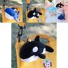 Cute Shark Blue Whale Orcinus Orca Plush Doll Pendant Wallet For Kids And Collectors