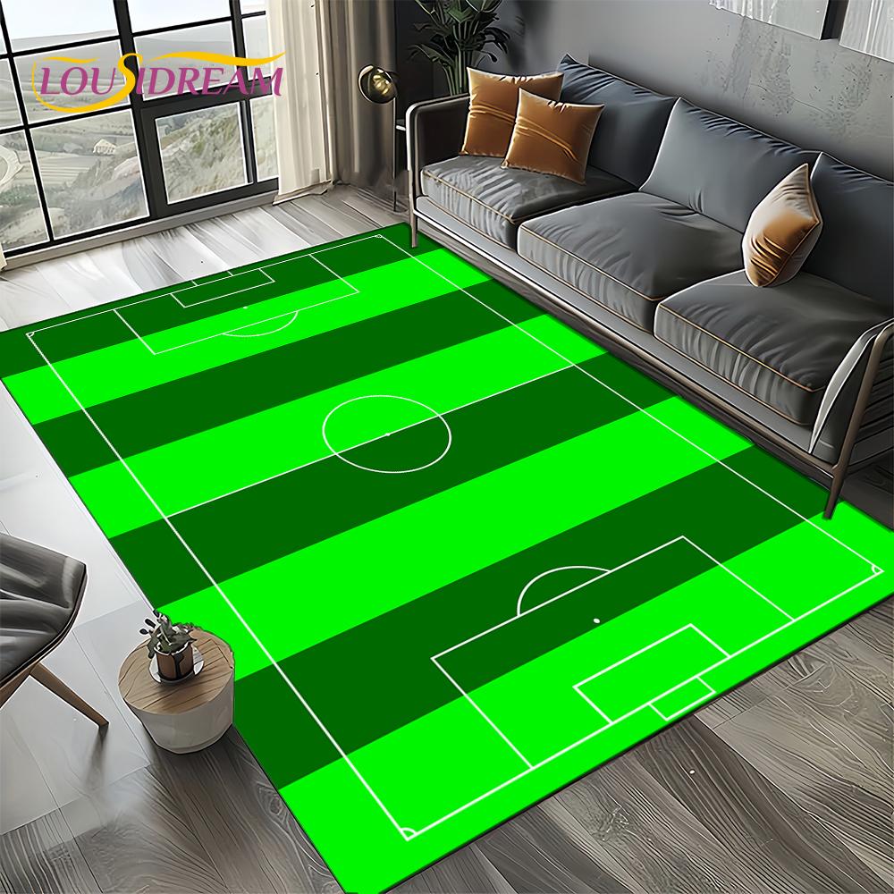 27 סגנונות שטיח דשא כדורגל כדורגל ספורט לסלון חדר שינה בית קישוט ספה, שטיח אזור לילדים משטח רצפה מונע החלקה