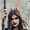 Cosplay Horns Hair Clips for Halloween Women 12Pcs Red Horn Accessories