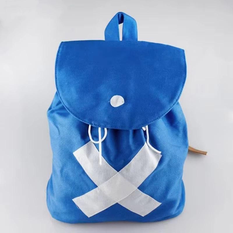 Latest Anime Canvas Backpack Tony Tony Chopper Figures Cosplay School Shoulder Bag Teenagers Present Drawstring Pocket