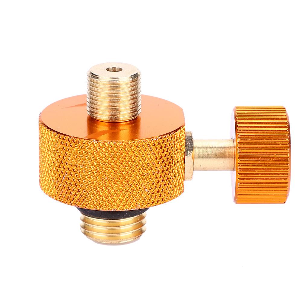 Gas Head Adapter, Metal Gas Adapter Portable Copper Gas Cylinder Converter for Middle High Pressure Gas Converter