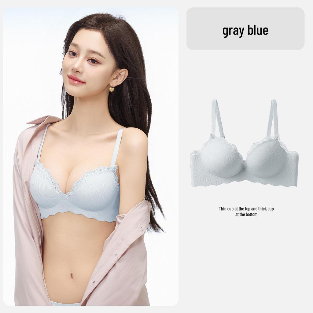 Women's Zodiac Year of the Horse 2026 Red Push-Up Wire-Free Bra with Wrap-Around Thin Straps