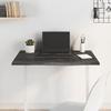 VidaXL Dark Grey Desk Top 80x60x2 Cm Treated Oak Wood 3156422