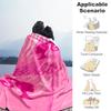1pc Barbie Pink Background Cartoon Blanket,Portable Throw for Travel & Camping, All Season Cozy Blanket,Ideal Gift