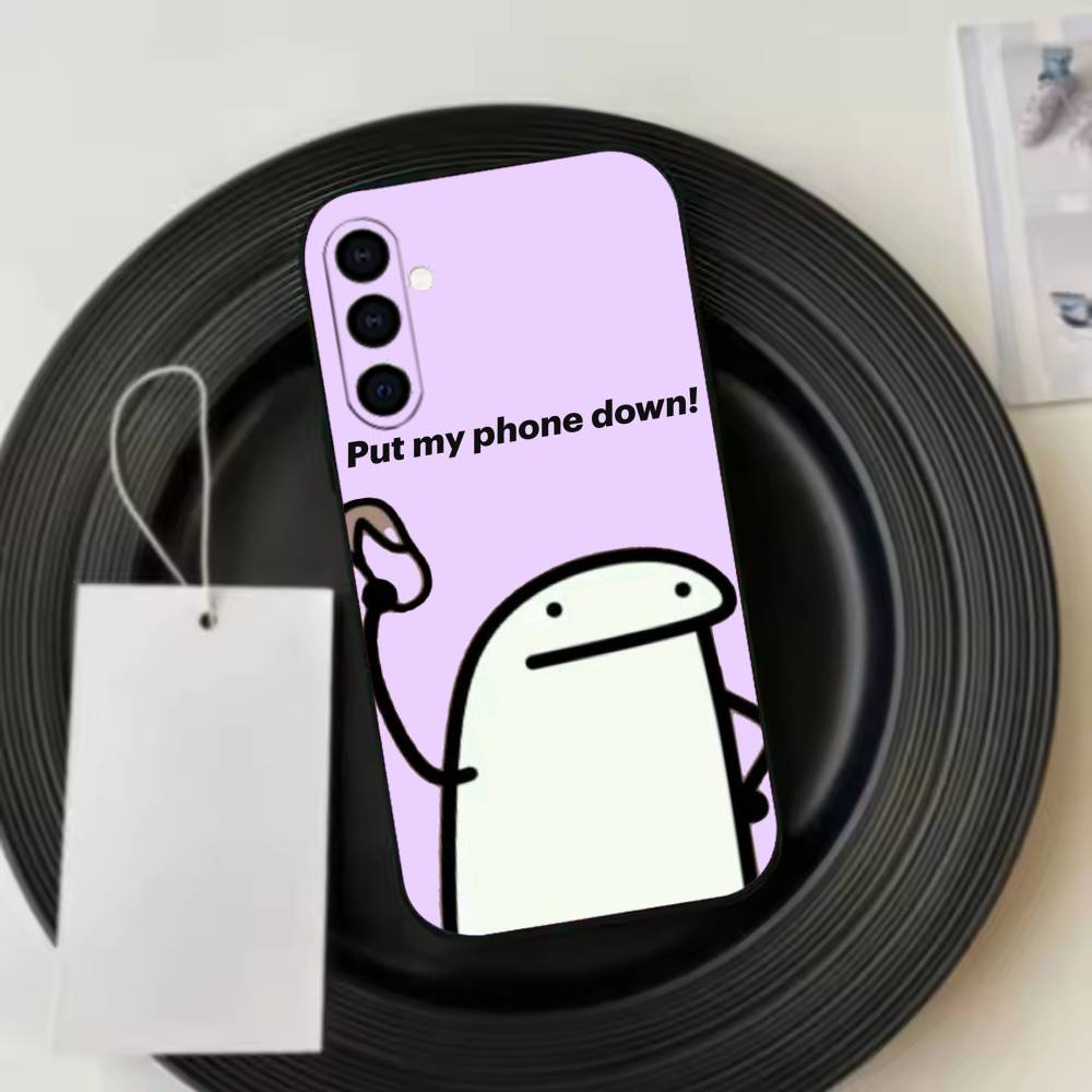 Dont T-Touch My Phone Phone Case For Samsung Galaxy A73,A72,A71,A70,A53,A52,A51,Soft Silicone Black Cover
