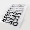 vzpgl9 Volvo Car Trunk Letter Logo Emblem 3D ABS Badge Sticker for XC40 XC60 XC90 S40 S60 S80 V40L V60L V80L AWD T4 T5 T6 T8 D3 D4 D5
