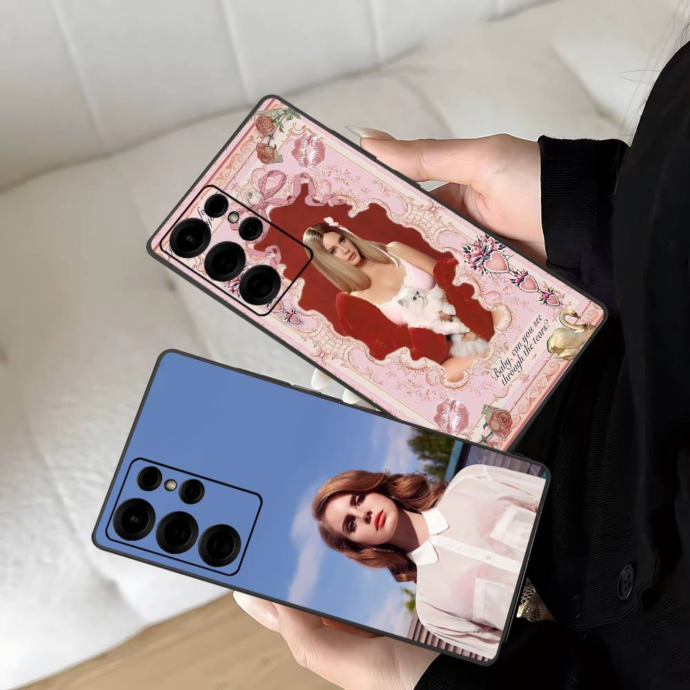 Singer Lana Del Rey Phone Case For Samsung S 24 fe 25 Ultra plus 20 lite 21 30 22 23 24 22 Ultra 5G Fundas