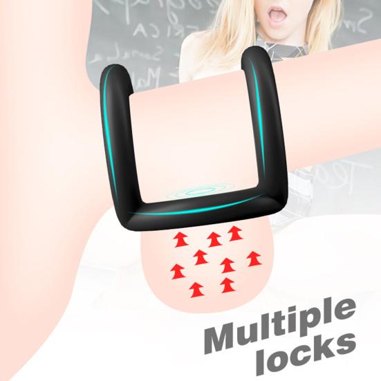 Stretchable Penis Delay Ring Waterproof Silicone Ejaculation Sex Dildo Ring for Bedroom