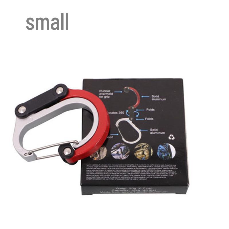 Portable Aluminum Alloy Multi-functional Climbing Keychain Buckle
