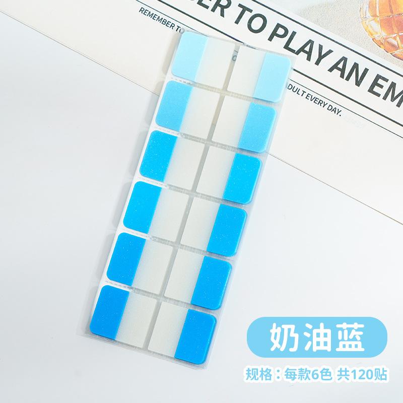 

120Pcs Sticky Note Tabs for Page Marking PET Page Markers Transparent Classify File Label Memo Stickers for Office