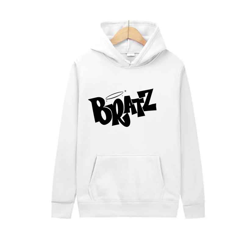 Trendige Vielseitige Hoodies Retro Kapuzenpullover Langarm Sweatshirts Mode Y2k Stil Unisex Streetwear Print Oberteile