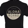 Aloha Xchng T Shirt Mens Size Small Black Kauai Hawaii Travel Tee Made In USA