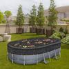 Oval Leaves Net Ground Pool Debris Net Swimming Pool Net Leaves Net for Oval In-Ground Pool Net Cover Oval Pool Net Cover