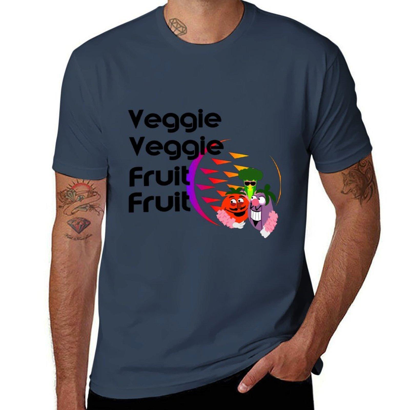Veggie Veggie Fruit Fruit Tshirt Antifade Casual Tee Shirt S