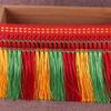 Color Tassel Lace Trim Polyester Fringe Trim Tricolor Ethnic Style Ribbon Sewing Garment Accessories Curtain Lace DIY Decor