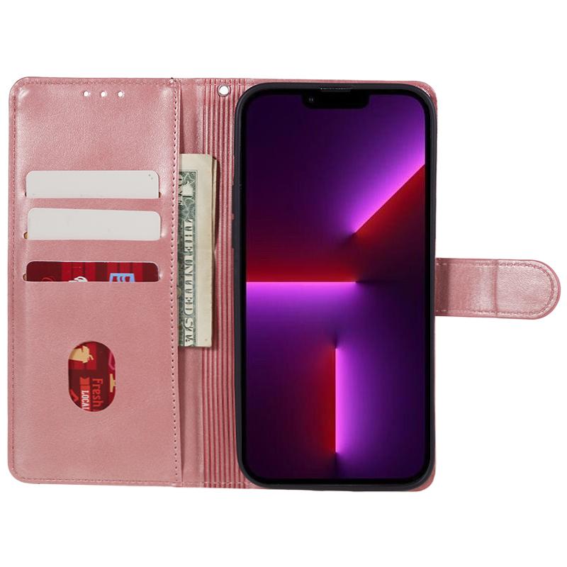 Cell Phone Cover for Motorola Moto G54 5G Case Slim-Fit PU Leather Wallet Stand Shell