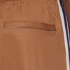Adidas Originals Pruhované Tp Klasické Rovné Tepláky s Potiskem Loga Tří Pásků na Boku Pánské Spodky Hnědé IB3430