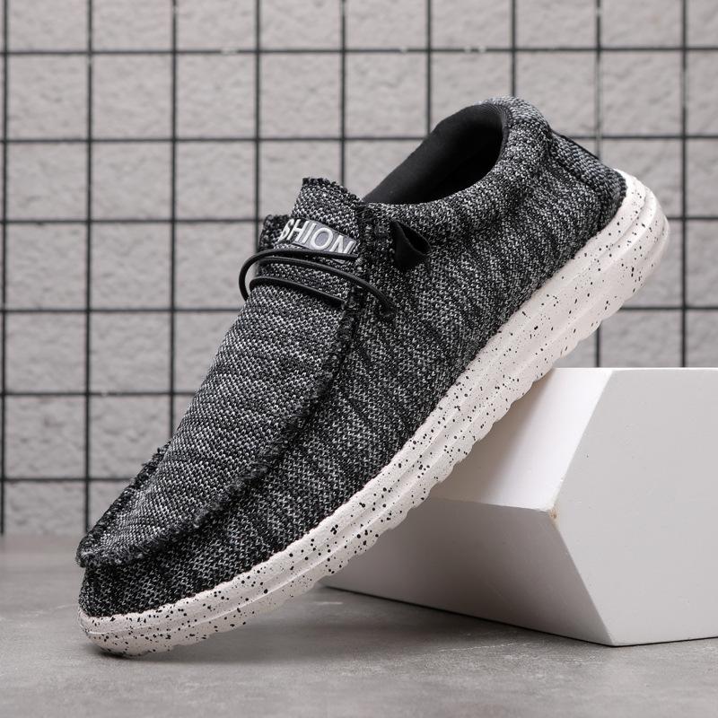 

New men s casual business shoes, four seasons fashion shoes, European and American versatile canvas men s shoes 39