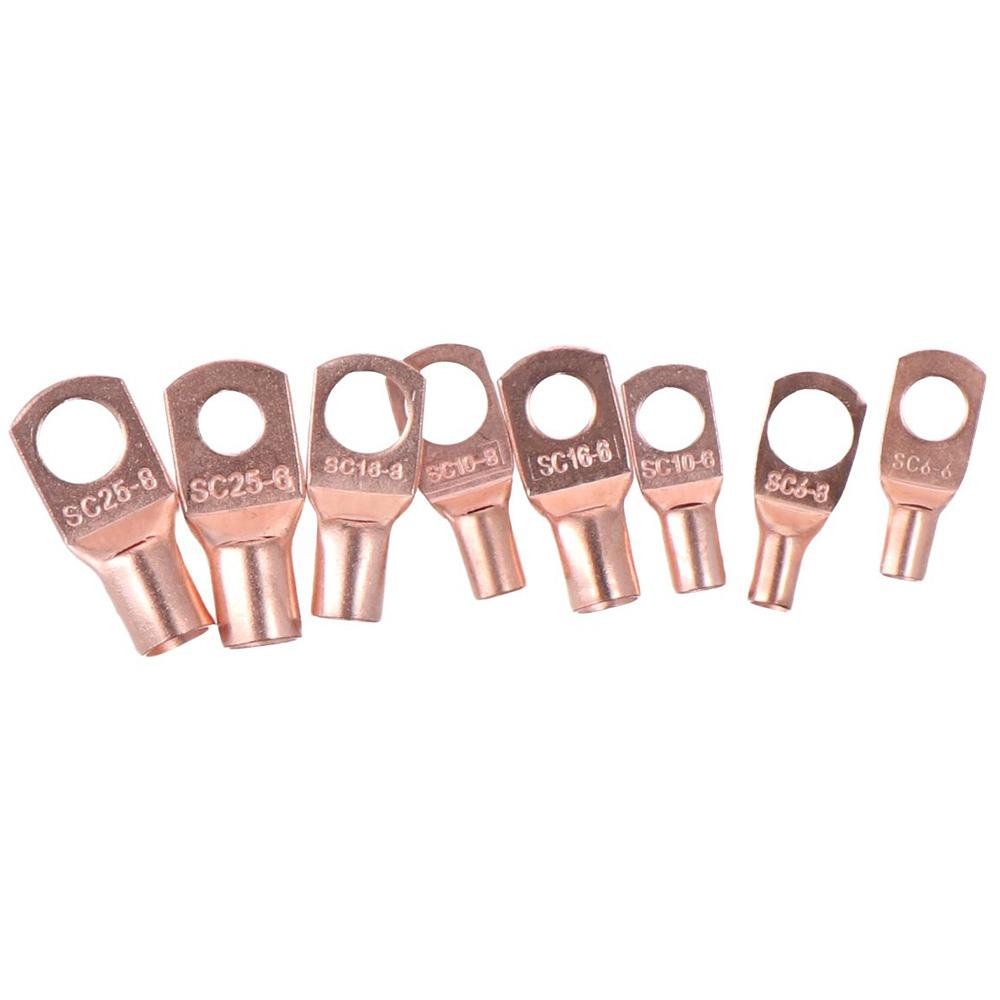 160Pcs AWG 2 4 6 8 10 12 Wire Connectors with Heat Shrink Tube Battery Terminals  Motorcycle