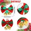 10-200pcs Christmas Decorations Christmas Bow with Bells Christmas Gift Decoration Christmas Tree Wreath Decoration Accessories