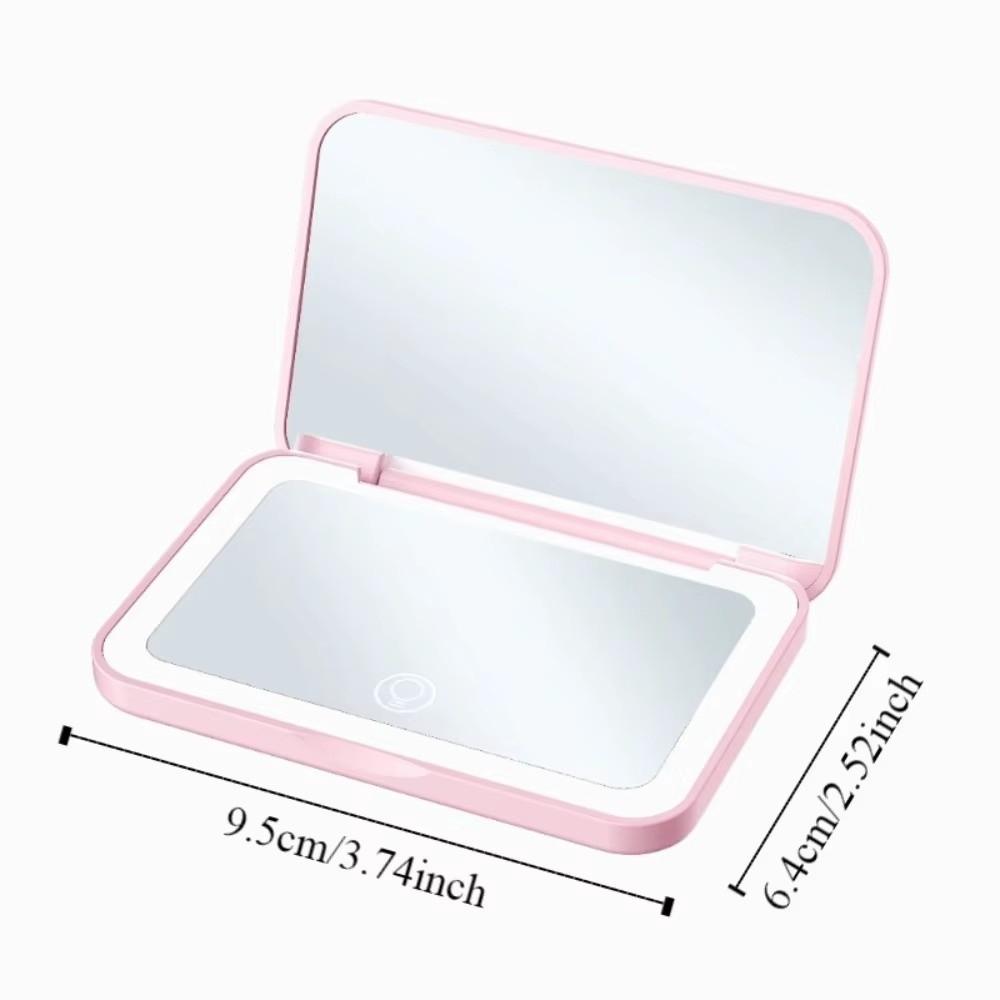 Adjustable LED Light Mirror With Touch Screen Vanity Mirror Portable Makeup Mirror Beauty Tools