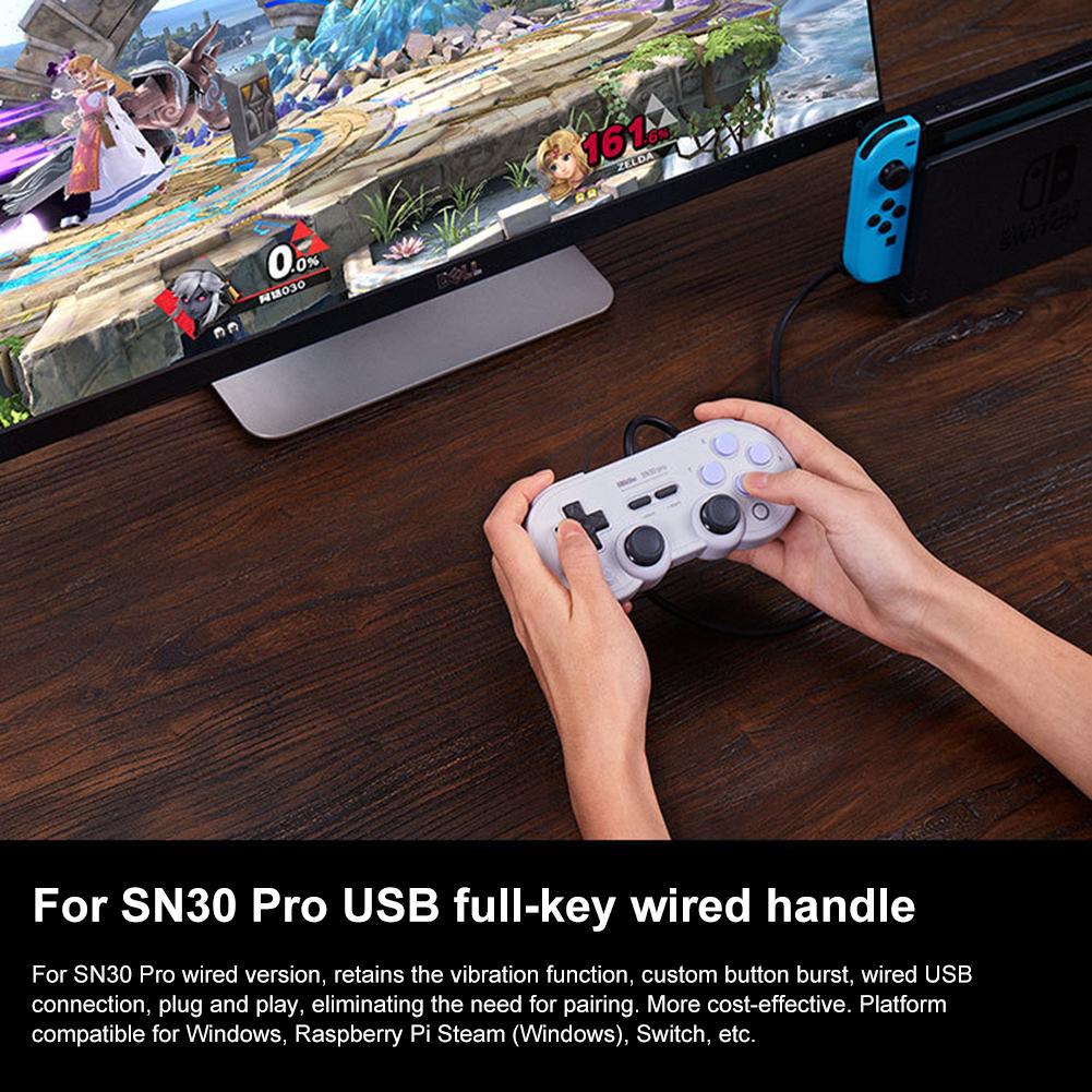 Buy For 8bitdo Wired Sn30 Pro Usb Gamepad For Nintendo Switch Windows Raspberry Pi At Affordable Prices Free Shipping Real Reviews With Photos Joom
