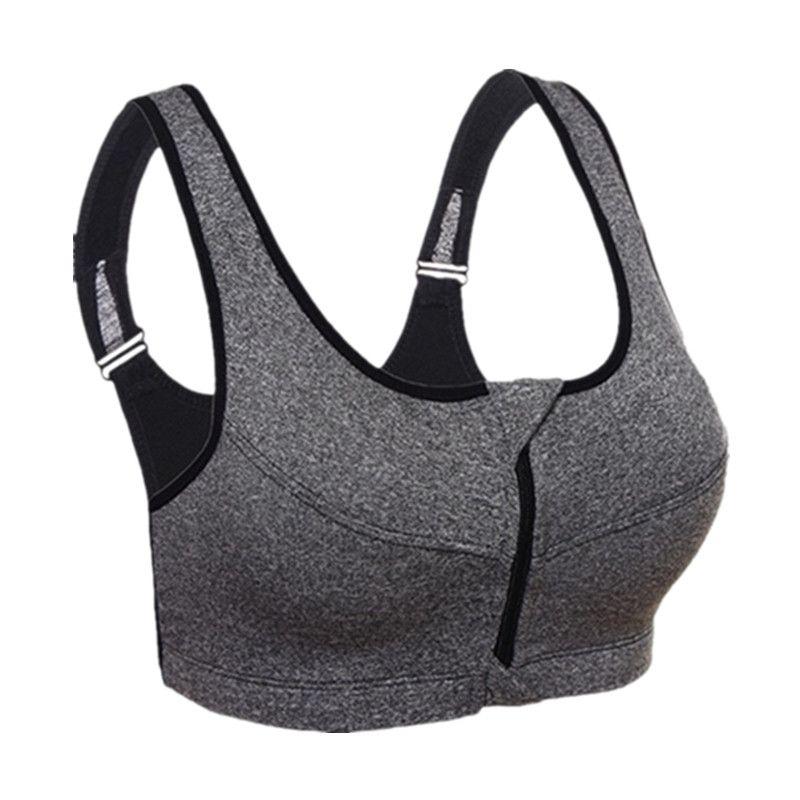 Bra Front Zipper Wireless Quick-Dry Sports Vest