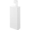 Bathroom Refill Pouch Dispenser Holder L White W11xD6.7xH31.3cm Tower Floating Storage Refill Cover 10151 Single(L)