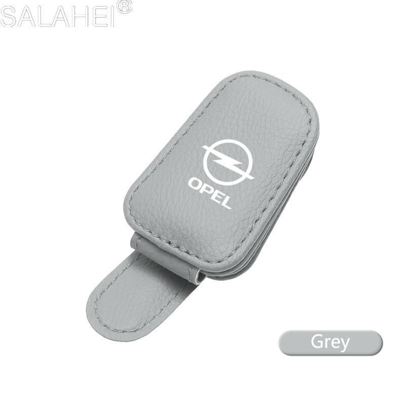 czgqxl1 Leather Car Interior Glasses Clip Sunshade Storage Brace For Opel Astra Insignia Corsa Zafira Meriva Mokka Vivaro Vectra Antara 7i