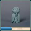 Cute Maitreya Blue Sandstone Ornaments Buddha Statues Garden Mini Ornament Japanese Home Decoration Crafts Figurines & Miniature