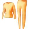 LANGSHA 25th Anniversary New Arrival [Ren Jialun Celebrity Endorsed Quality] Thermal Fiber Men's and Women's Autumn Thermal Underwear Set
