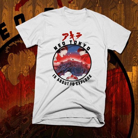 Akira T-Shirt Good For Health Neo Tokyo Red Pill Retro Cyberpunk Anime Japanese 2XL