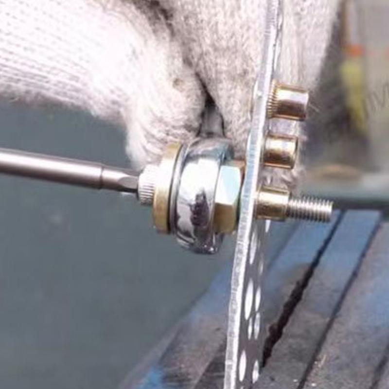 Hand Rivet Nut Head Set Rivet Nut Kit Manual Riveter Tool Accessory For Auto License Plates Metal Works