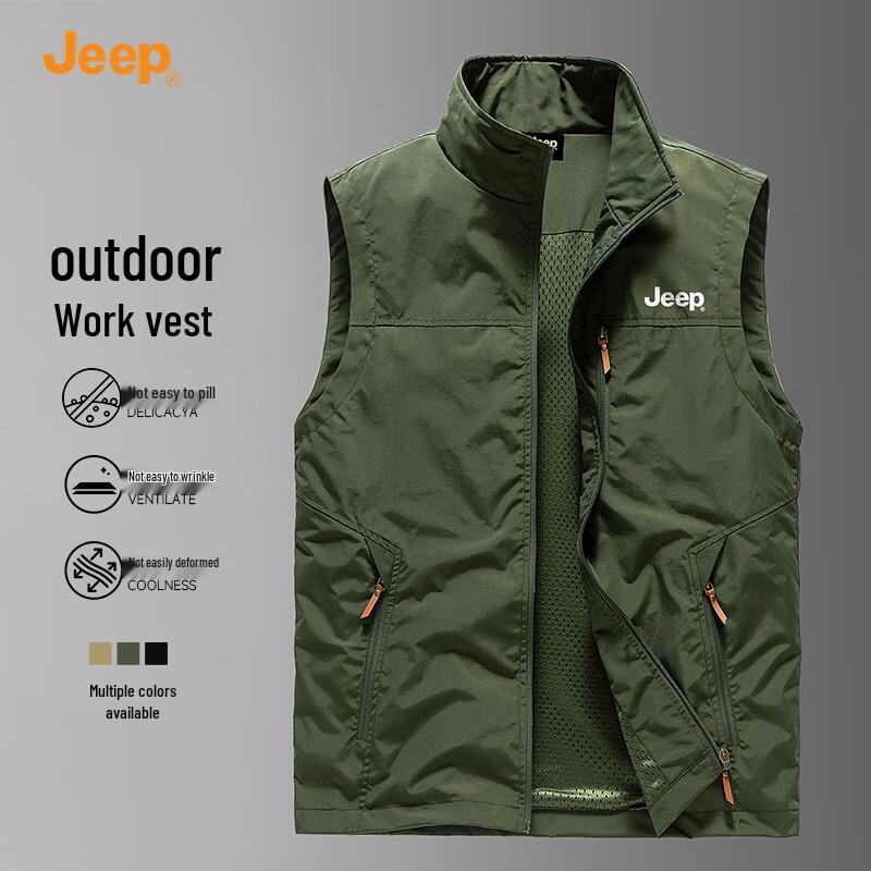JEEP Men's Autumn Outdoor Utility Vest