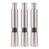 2-in-1 Pfeffer-/Salzmühle Edelstahl Kleine Pfeffermühle Küche Premium Manuell Drucktyp Gewürzmühle Küchengerät