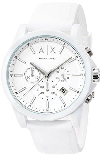 Armani Exchange ARMANI EXCHANGE Chronograph ax1325 Men s White [Parallel Import]