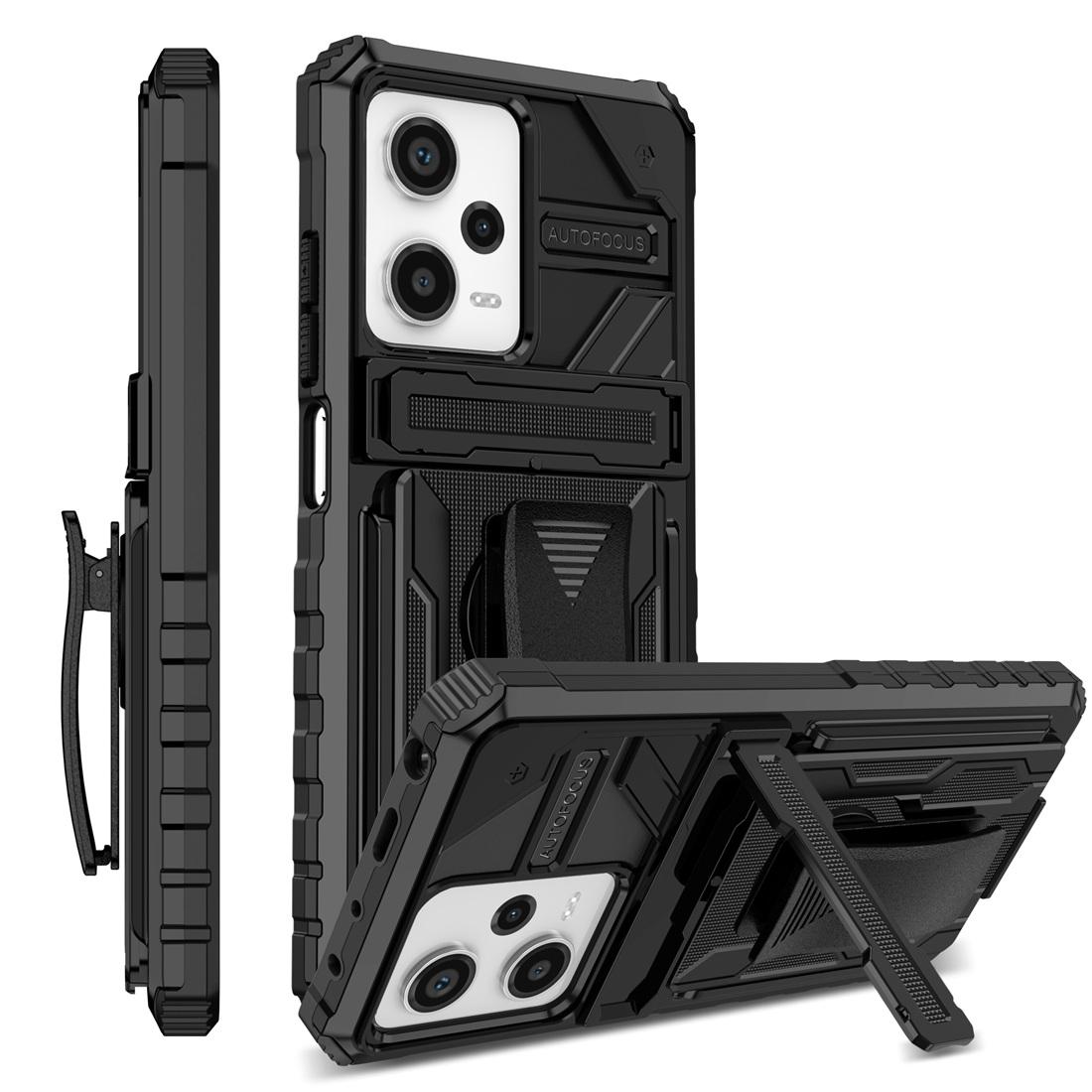 

ShockProof Heavy Duty Armour Tough Stand Case With Belt Clip For Xiaomi Redmi Note 10 Pro/Note 9s/9 Pro/Note 10 5G NOTE 10 PRO
