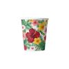 Hawaiian Leaf Summer Party Paper Plates, Napkins, Flags & Hanging Swirls Tableware Set