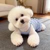 Rüschenrand Haustier Hundekleid Leicht Atmungsaktiv Haustierkleid Hundegeschirr Weste Frühling Sommer