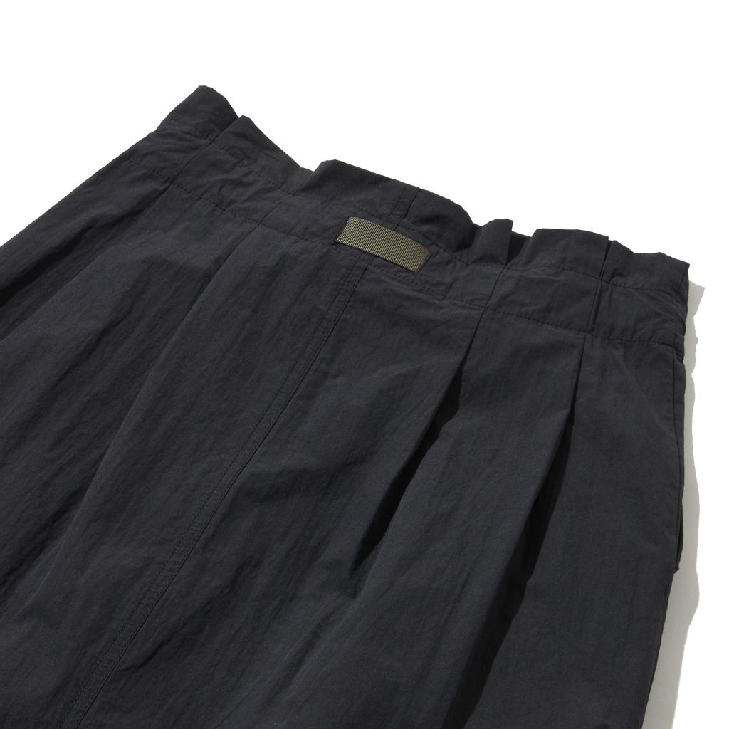 Penfield Cn High-Waisted Double-Pleat H-Line Skirt Black_Fr2Ws61F