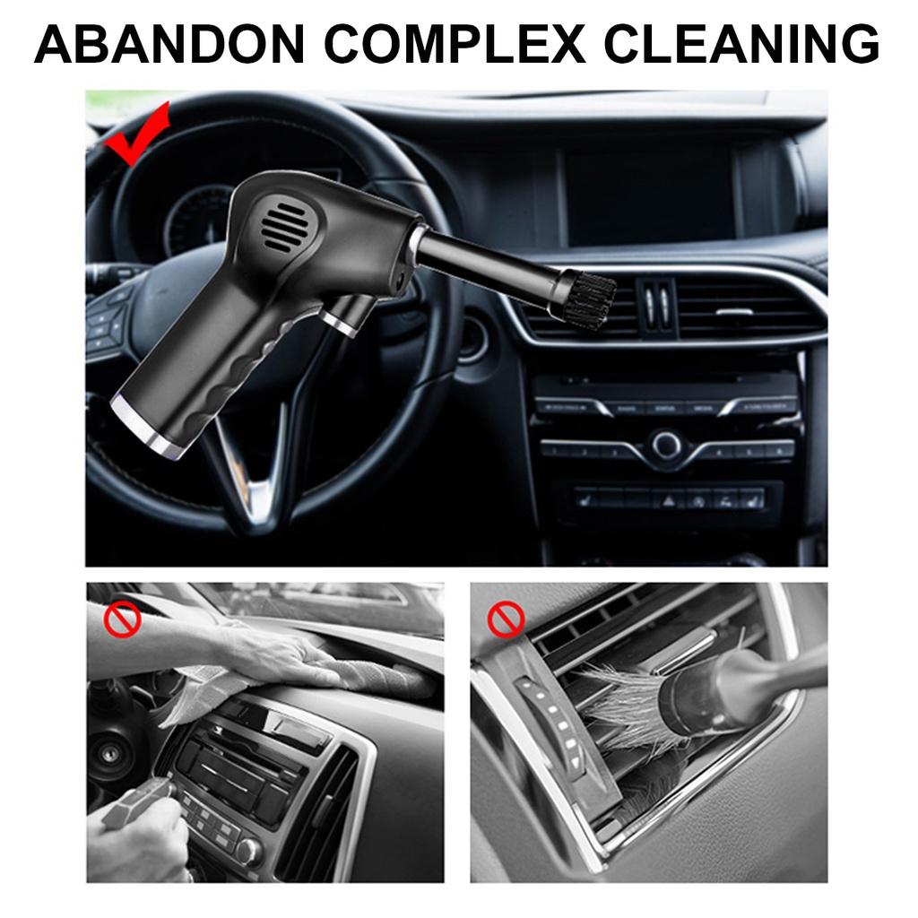Cordless Air Duster USB Dust Blower Handheld Dust Collector Rechargable Large Capacity Portable for Laptop 65W