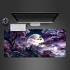 Purple Mountain Moon Mouse Pad Mousepad Gaming Pc Gamer Rug Anime Mouse Mat Xxl Playmat  Extended Pad Desktop Accessories