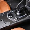 For Alfa Romeo Giulia Stelvio 2017- ABS Carbon Fiber Car Center Console Panel Cover Trim Sticker Interior Car Accessories