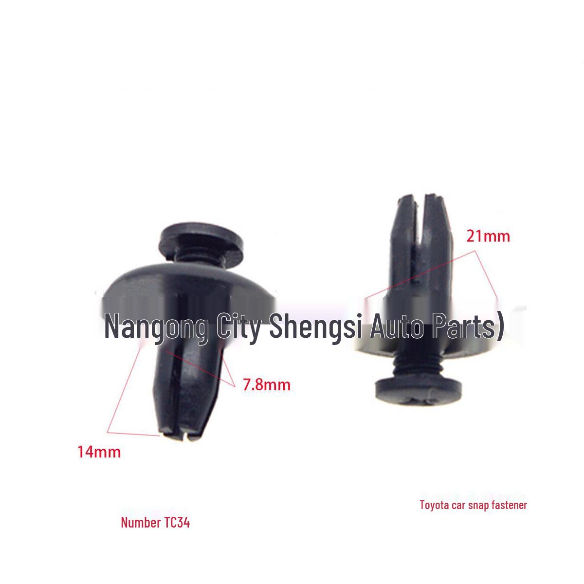 

Toyota Universal Plastic Clips: Car Interior Trim, Mudguard Liner, Fender Decorative Buckles 10000 units